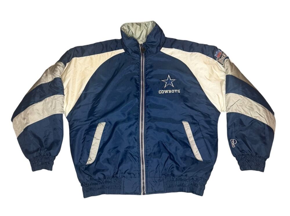 Vintage 90s Pro Player Dallas Cowboys NFL Puffer Jacket